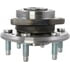 WE61544 by NTN - Wheel Bearing and Hub Assembly - Steel, Natural, with Wheel Studs