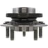 WE61566 by NTN - Wheel Bearing and Hub Assembly - Steel, Natural, with Wheel Studs