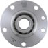 WE61652 by NTN - Wheel Bearing and Hub Assembly - Steel, Natural, without Wheel Studs