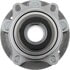 NTN WE61821 Wheel Bearing and Hub Assembly Wheel Bearing and Hub Assembly - Steel, Natural, with Wheel Studs