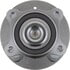 WE61834 by NTN - Wheel Bearing and Hub Assembly - Steel, Natural, with Wheel Studs