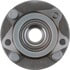 WE61861 by NTN - Wheel Bearing and Hub Assembly - Steel, Natural, with Wheel Studs
