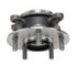 WE61872 by NTN - Wheel Bearing and Hub Assembly - Steel, Natural, with Wheel Studs