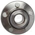 WE60586 by NTN - Wheel Bearing and Hub Assembly - Steel, Natural, with Wheel Studs