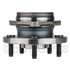NTN WE60783 Wheel Bearing and Hub Assembly Wheel Bearing and Hub Assembly - Steel, Natural, with Wheel Studs