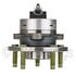 WE60800 by NTN - Wheel Bearing and Hub Assembly - Steel, Natural, with Wheel Studs