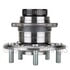 NTN WE60849 Wheel Bearing and Hub Assembly Wheel Bearing and Hub Assembly - Steel, Natural, with Wheel Studs