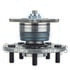 WE60886 by NTN - Wheel Bearing and Hub Assembly - Steel, Natural, with Wheel Studs