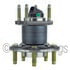 NTN WE60866 Wheel Bearing and Hub Assembly Wheel Bearing and Hub Assembly - Steel, Natural, with Wheel Studs