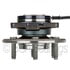 WE60931 by NTN - Wheel Bearing and Hub Assembly - Steel, Natural, with Wheel Studs