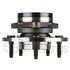 WE60966 by NTN - Wheel Bearing and Hub Assembly - Steel, Natural, with Wheel Studs
