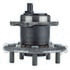 WE61015 by NTN - Wheel Bearing and Hub Assembly - Steel, Natural, with Wheel Studs
