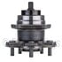 WE61111 by NTN - Wheel Bearing and Hub Assembly - Steel, Natural, with Wheel Studs