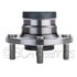 NTN WE61093 Wheel Bearing and Hub Assembly Wheel Bearing and Hub Assembly - Steel, Natural, with Wheel Studs