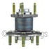 NTN WE61120 Wheel Bearing and Hub Assembly Wheel Bearing and Hub Assembly - Steel, Natural, with Wheel Studs