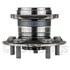 NTN WE61166 Wheel Bearing and Hub Assembly Wheel Bearing and Hub Assembly - Steel, Natural, with Wheel Studs