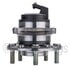 NTN WE61202 Wheel Bearing and Hub Assembly Wheel Bearing and Hub Assembly - Steel, Natural, with Wheel Studs