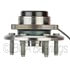 NTN WE61231 Wheel Bearing and Hub Assembly Wheel Bearing and Hub Assembly - Steel, Natural, with Wheel Studs