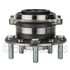 WE61259 by NTN - Wheel Bearing and Hub Assembly - Steel, Natural, with Wheel Studs