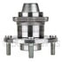 WE61275 by NTN - Wheel Bearing and Hub Assembly - Steel, Natural, with Wheel Studs