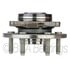 NTN WE61286 Wheel Bearing and Hub Assembly Wheel Bearing and Hub Assembly - Steel, Natural, with Wheel Studs