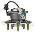 NTN WE61307 Wheel Bearing and Hub Assembly Wheel Bearing and Hub Assembly - Steel, Natural, with Wheel Studs