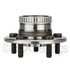 NTN WE61340 Wheel Bearing and Hub Assembly Wheel Bearing and Hub Assembly - Steel, Natural, with Wheel Studs
