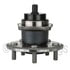 NTN WE61435 Wheel Bearing and Hub Assembly Wheel Bearing and Hub Assembly - Steel, Natural, with Wheel Studs