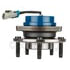 NTN WE61463 Wheel Bearing and Hub Assembly Wheel Bearing and Hub Assembly - Steel, Natural, with Wheel Studs