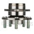 NTN WE61497 Wheel Bearing and Hub Assembly Wheel Bearing and Hub Assembly - Steel, Natural, with Wheel Studs