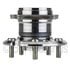 NTN WE61485 Wheel Bearing and Hub Assembly Wheel Bearing and Hub Assembly - Steel, Natural, with Wheel Studs