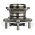 WE61486 by NTN - Wheel Bearing and Hub Assembly - Steel, Natural, with Wheel Studs