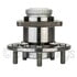 WE61501 by NTN - Wheel Bearing and Hub Assembly - Steel, Natural, with Wheel Studs