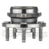 NTN WE61521 Wheel Bearing and Hub Assembly Wheel Bearing and Hub Assembly - Steel, Natural, with Wheel Studs