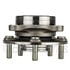 WE61518 by NTN - Wheel Bearing and Hub Assembly - Steel, Natural, with Wheel Studs