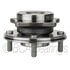 NTN WE61519 Wheel Bearing and Hub Assembly Wheel Bearing and Hub Assembly - Steel, Natural, with Wheel Studs