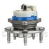 NTN WE61520 Wheel Bearing and Hub Assembly Wheel Bearing and Hub Assembly - Steel, Natural, with Wheel Studs