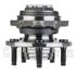 NTN WE61558 Wheel Bearing and Hub Assembly Wheel Bearing and Hub Assembly - Steel, Natural, with Wheel Studs