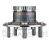 WE61592 by NTN - Wheel Bearing and Hub Assembly - Steel, Natural, with Wheel Studs