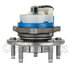 WE61622 by NTN - Wheel Bearing and Hub Assembly - Steel, Natural, with Wheel Studs