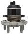 WE60432 by NTN - Wheel Bearing and Hub Assembly - Steel, Natural, with Wheel Studs