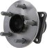 WE60761 by NTN - Wheel Bearing and Hub Assembly - Steel, Natural, with Wheel Studs