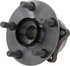 WE60949 by NTN - Wheel Bearing and Hub Assembly - Steel, Natural, with Wheel Studs