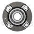 WE61041 by NTN - Wheel Bearing and Hub Assembly - Steel, Natural, with Wheel Studs