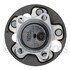 WE61043 by NTN - Wheel Bearing and Hub Assembly - Steel, Natural, with Wheel Studs