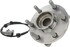 WE61172 by NTN - Wheel Bearing and Hub Assembly - Steel, Natural, with Wheel Studs