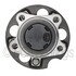 WE61057 by NTN - Wheel Bearing and Hub Assembly - Steel, Natural, with Wheel Studs