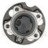 WE61058 by NTN - Wheel Bearing and Hub Assembly - Steel, Natural, with Wheel Studs