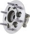 WE61272 by NTN - Wheel Bearing and Hub Assembly - Steel, Natural, with Wheel Studs