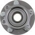 WE61802 by NTN - Wheel Bearing and Hub Assembly - Steel, Natural, with Wheel Studs